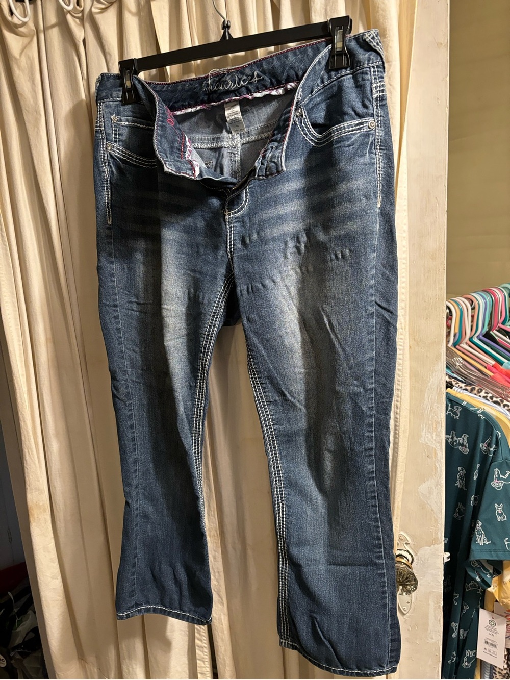 Maurice’s Women's Blue Denim Jeans - Classic Mid-Rise Straight